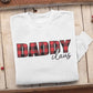 Mama Claus Daddy Claus Christmas Sweatshirt, Christmas Family Matching Sweater, Xmas Buffalo Plaid Printed Crewneck Tops, Christmas Eve Gift