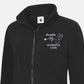 Personalised Embroidered Nurse Fleece Jacket, Custom Name Monogrammed Womens Full Zip Jacket, Thank You Doctor Nurse, Medical Student Gifts
