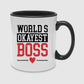 World's Okay Est Boss Mug -PA428