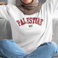 Palestine Crewneck Sweatshirt, Palestine Flag Printed Sweater, Support Palestine Freedom Gaza Protest Top, Palestinian Shirt, Comfy Jumper