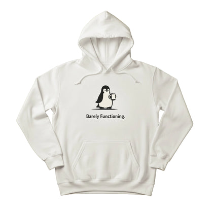 Barely Functioning Penguin Just One More Sip Trending Hoodie - PW5002