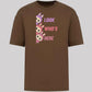 Labubu Look Who's Here T-Shirt, Funny 100% Cartoon Printed Graphic Tee, Oversized Fit Style For Anime Lovers Top M8426