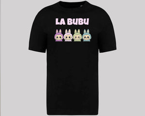 Labubu Graphic Oversize T-Shirt, Cool And Funny Cartoon Printed Tee, 100% Organic Cotton Gift For Men & Women M8427