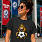 Gold Crown King Lion football tournament unisex t-shirt