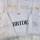 Bride Tribe Embroidered Sweater, Personalised Wife Jumper, Maid of Honour Team Bride Wedding Hen Party Couple Matching Gift idea Sweatshirt
