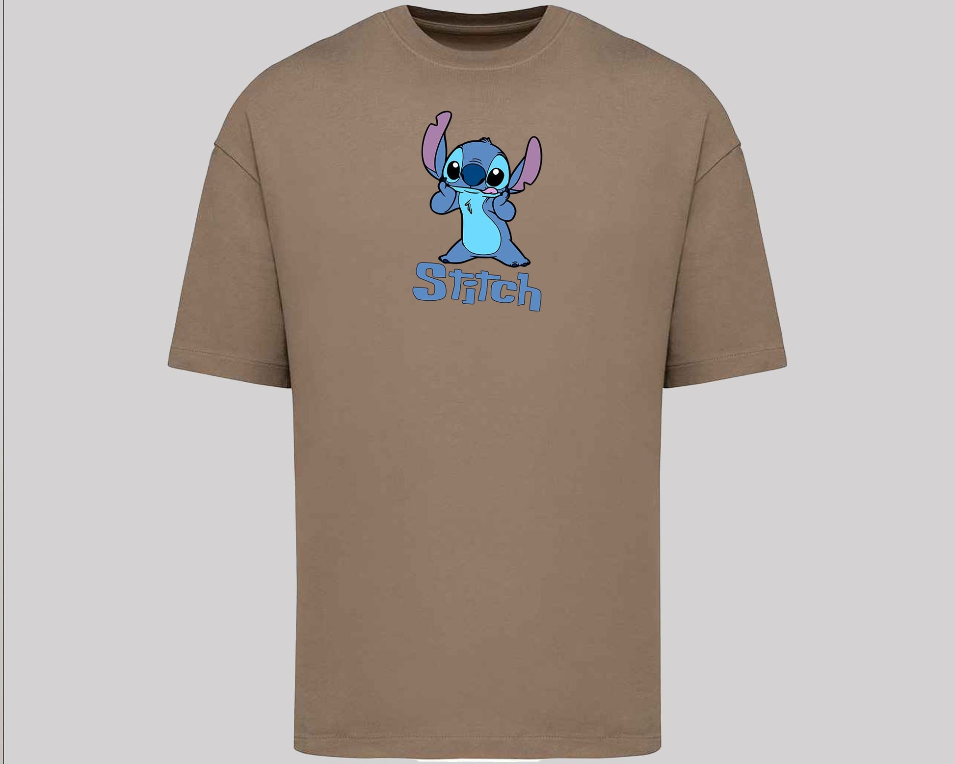 Stitch T-Shirt, Cute Alien Oversized Tee for Fans,100% Organic Cotton Unisex Graphic Shirt, Cool Cartoon Shirt for Stitch Lovers M8404