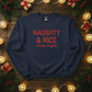 Naughty & Nice Christmas Sweatshirt