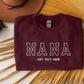 Embroidered Nana Sweatshirt, Custom Kids Name Matching Sweater, Personalised Name Crewneck Jumper, Grandma Sweatshirt, Nana Birthday Gifts