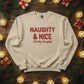 Naughty & Nice Christmas Sweatshirt