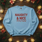 Naughty & Nice Christmas Sweatshirt