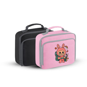 Back To School Kids Lunch Bag, Funny Adorable Labubu Design School Bag, Perfect For Insulated Lunch Bag M8481