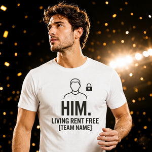Personalise Rent Free Football Tournament Unisex T-Shirt