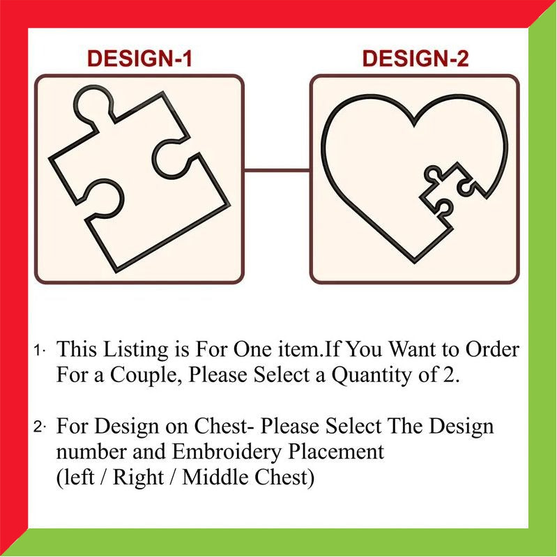 Embroidered You Complete Me Heart Puzzle Hoodies, Couple Matching Valentines Day Hoodie, Custom Heart Puzzle Valentine Jumper, Gifts for Him