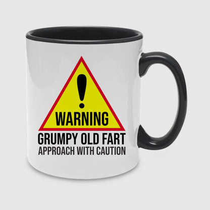 Warning! Grumpy Old Fart Approach With Caution Mug -PA433