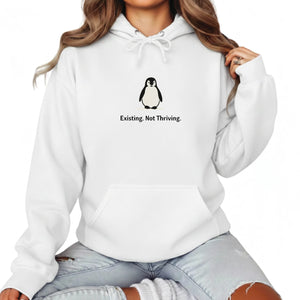 Existing Not Thriving Penguin Trending Hoodie - PW5005