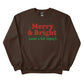 Merry & Bright Christmas Sweatshirt - PW214