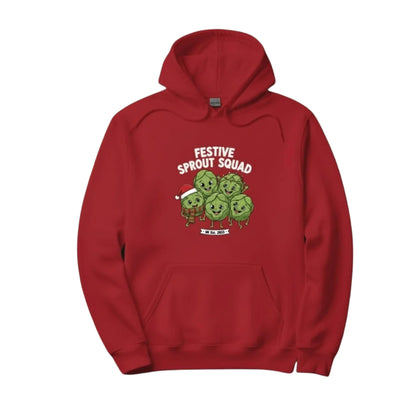 Festive Sprout Squad Christmas Hoodie - PW212