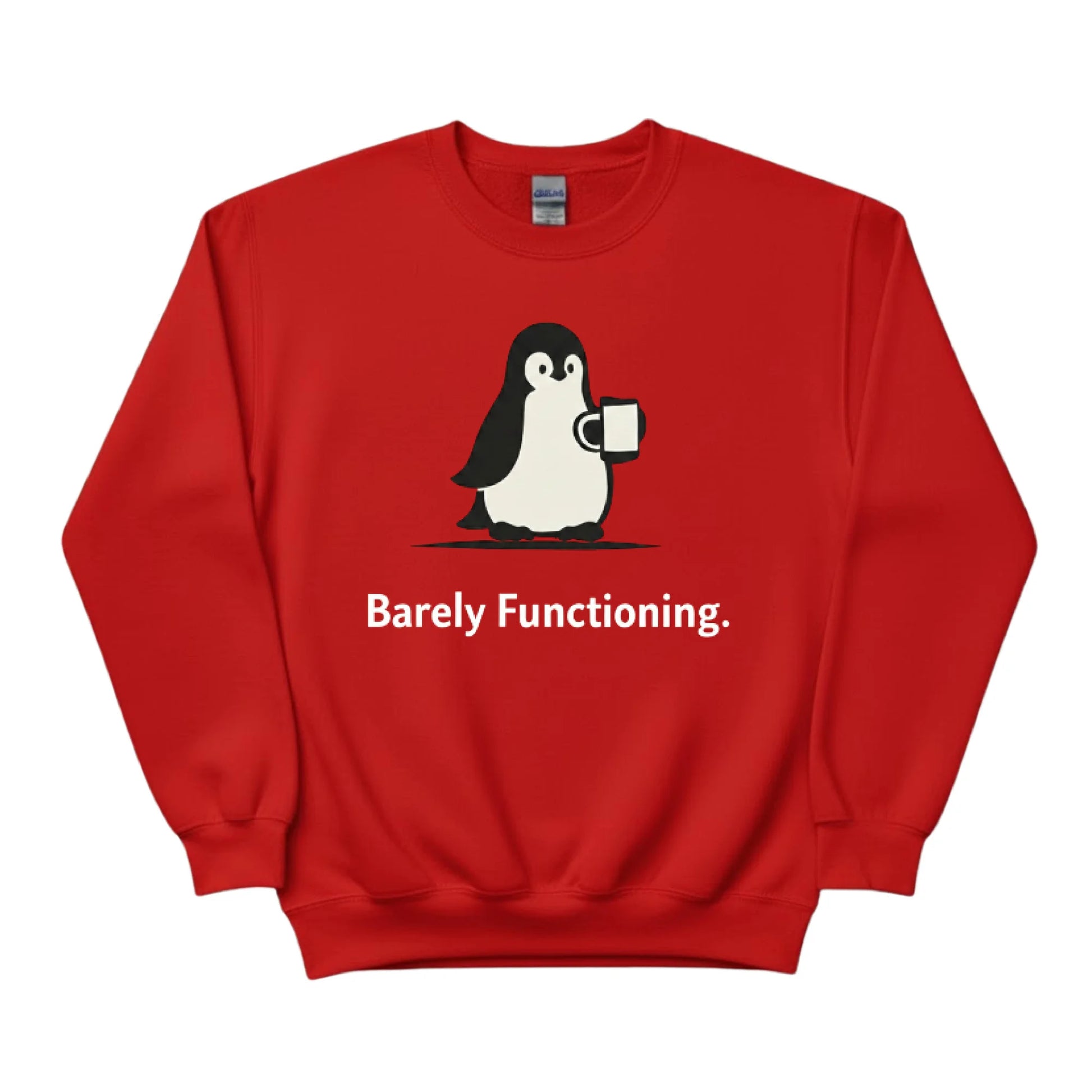 Barely Functioning Penguin Trending Sweatshirt - PW5002