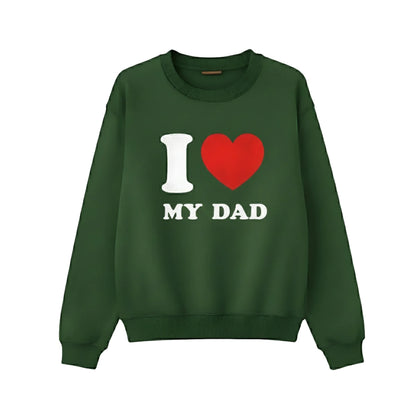 Custom I Love Text Printing Sweatshirt - PW1000