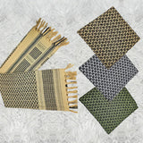 Arab Keffiyeh Palestine Scarf, Traditional Palestinian Shemagh Scarf, Unique Arabic Scarves for Men & Women, Vintage Lightweight Head Scarf