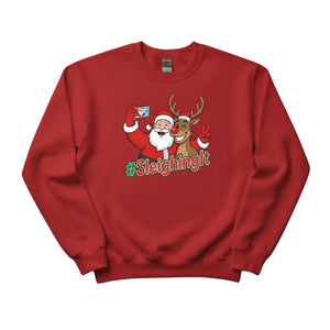 SleighingIt Christmas Sweatshirt - PW200