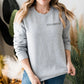 Personalised Anniversary Sweatshirt, Roman Numeral Date Initial Heart Embroidered Sweater, One Year Anniversary Gifts, His and Hers Hoodies