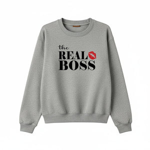 The Real Boss Valentine’s Day Printed Sweatshirt - PW504