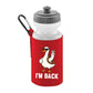 Back To School Water Bottle, Funny Duck Printed I’m Back, 600D Polyester Soft Water Bottle, BPA-Free, Gift for Students Or Teachers M8482
