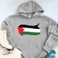 Palestine Flag Hoodie, Support Palestine Gaza Sweatshirt, Palestine Protest Clothing, Save Human Rights Palestinian Outfit