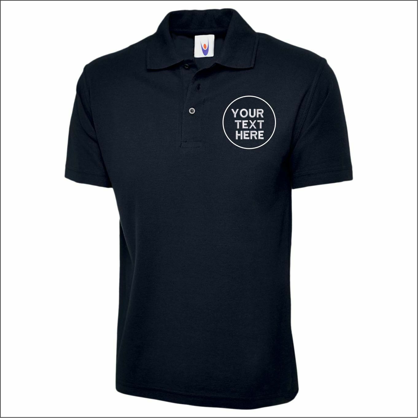 Custom Embroidered Men Polo Tshirt, Personalised Text/Design Shirt, Digitized Company Logo Monogrammed Polo Tee, Special Gift for Golf Lover
