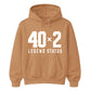 40x2 Legend Status Funny 80th Birthday Unisex Hoodie