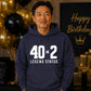 40x2 Legend Status Funny 80th Birthday Unisex Hoodie