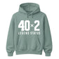 40x2 Legend Status Funny 80th Birthday Unisex Hoodie