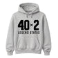 40x2 Legend Status Funny 80th Birthday Unisex Hoodie