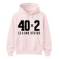 40x2 Legend Status Funny 80th Birthday Unisex Hoodie