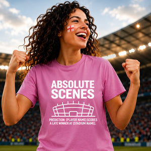 Custom Absolute Scenes Football Tournament Unisex T-Shirt