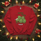 Festive Sprout Squad Christmas Sweatshirt
