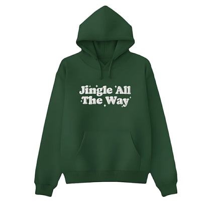 Jingle All The Way Puff Printing Hoodie PUFF141