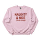 Naughty & Nice Christmas Sweatshirt - PW213