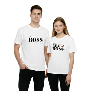 Boss Valentine’s Day Couple Printed T-Shirt