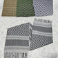 Arab Keffiyeh Palestine Scarf, Traditional Palestinian Shemagh Scarf, Unique Arabic Scarves for Men & Women, Vintage Lightweight Head Scarf