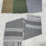 Arab Keffiyeh Palestine Scarf, Traditional Palestinian Shemagh Scarf, Unique Arabic Scarves for Men & Women, Vintage Lightweight Head Scarf
