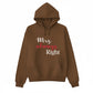 Mrs Always Right Valentine’s Day Printed Hoodie - PW507