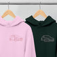 Custom Car Embroidered Photo Hoodie, Outline Car Portrait from Photo Jumper, Personalised Sketch Couples Hoody, Memorial Car Lover Guy Gift