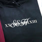 Personalise Embroider Initial Hoodie,1st Anniversary Roman Numeral Date Jumper, Customize Matching Embroidered Hoody, Unique Gift For Couple