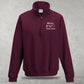 Personalised Nurse Zip Sweatshirt, Custom Medial Logo Embroidered Physician Assistant Nurse Quarter Zip Jacket, Healthcare Doctor Nurse Gift