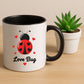 Love Bug Valentine's Day Mug - PA242