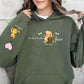 Mama Bear Hoodies. Personalised Mum Hoodie with Children Names on Sleeve. Mama Bear Jumpers, Hooded Sweaters for New Mum. Mother's Day Gifts