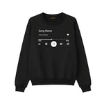 My Life’s Playlist Printing Sweatshirt - PW1001