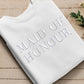 Maid of Honour Embroidered Jumper, Hen Party Bridesmaid Matching Sweatshirts, Bridal Shower Wedding Crewneck Sweaters, Gift for Bride Tribe